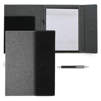 Custom Tri-Fold Canvas Padfolio Journal