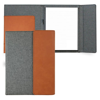 Custom Tri-Fold Canvas Padfolio Journal