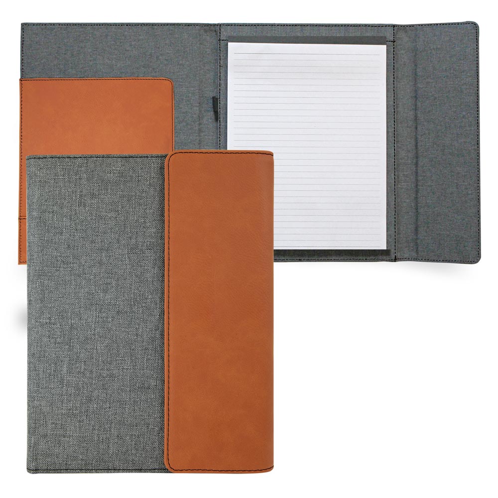 Custom Tri-Fold Canvas Padfolio Journal