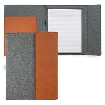 Custom Tri-Fold Canvas Padfolio Journal