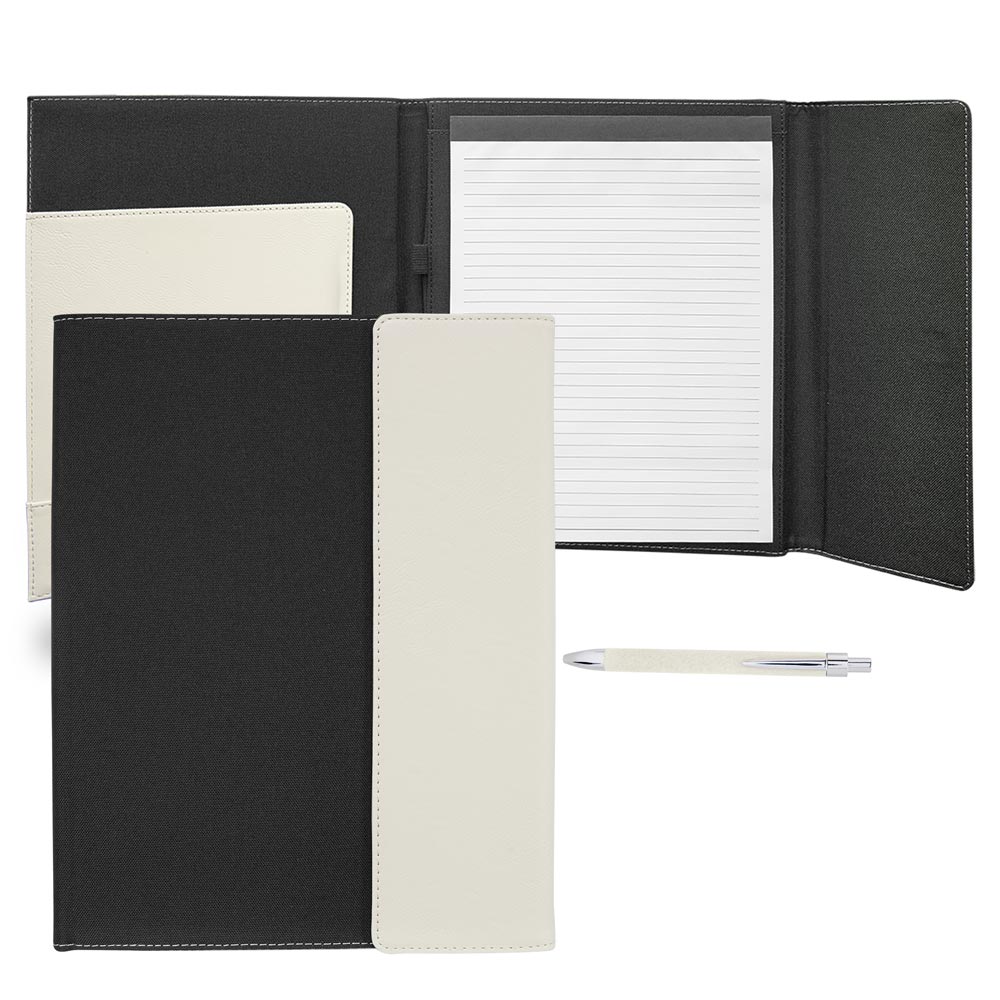 Custom Tri-Fold Canvas Padfolio Journal