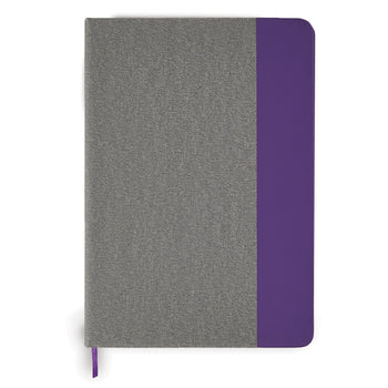 Custom Heather Gray Hardbound Journal