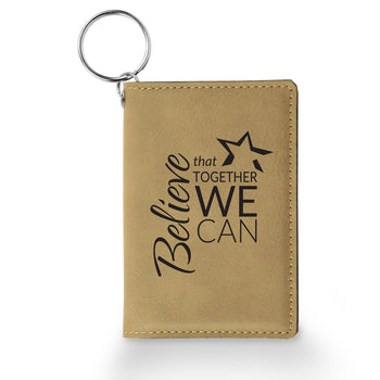 Believe That Together Keychain ID Holder