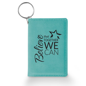 Believe That Together Keychain ID Holder