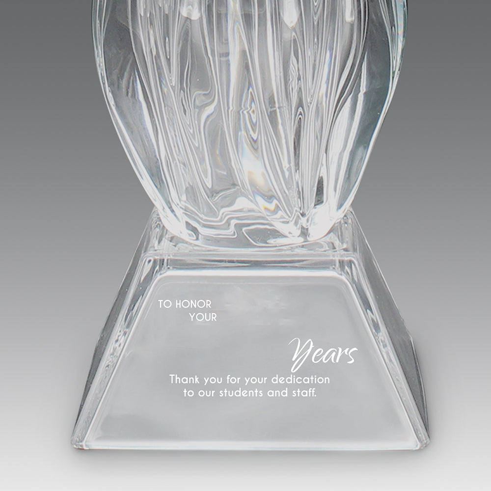 Legacy Trophy Crystal Vase