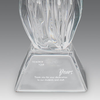 Legacy Trophy Crystal Vase