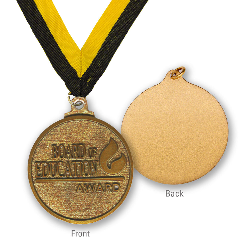 High-Quality Brass Board Of Education Medallion