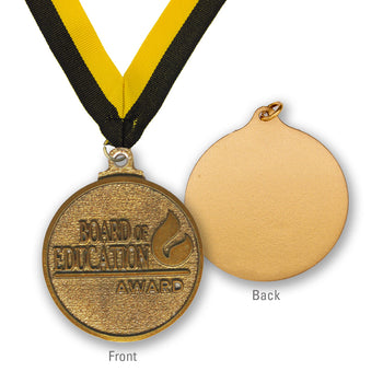 High-Quality Brass Board Of Education Medallion