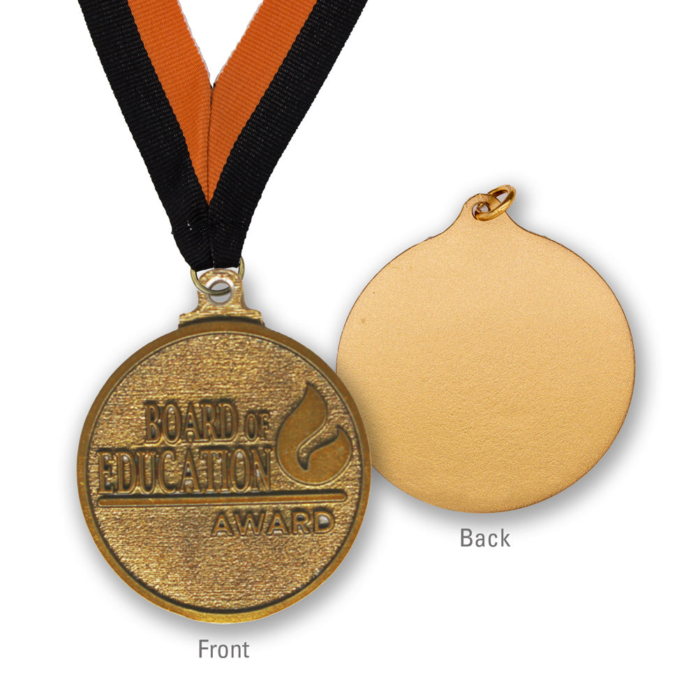 High-Quality Brass Board Of Education Medallion