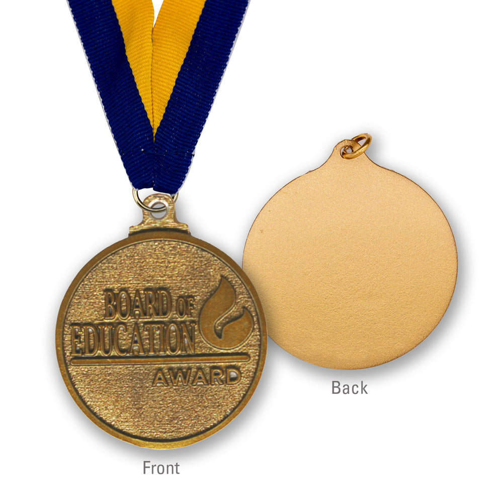 High-Quality Brass Board Of Education Medallion