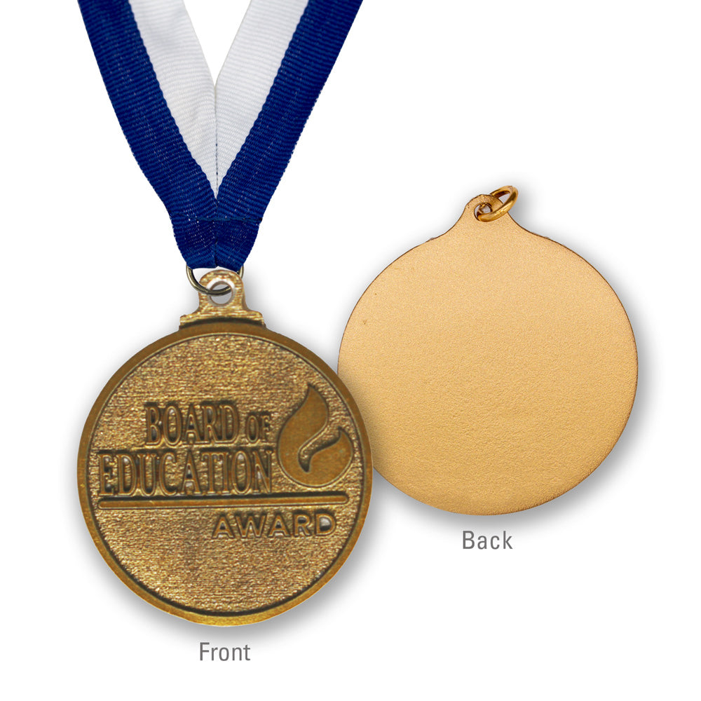 High-Quality Brass Board Of Education Medallion