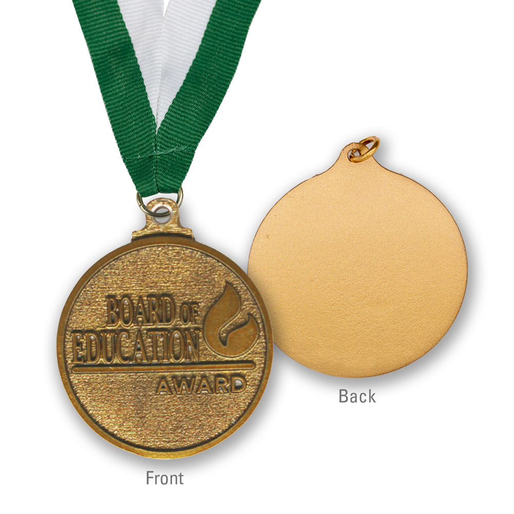 High-Quality Brass Board Of Education Medallion