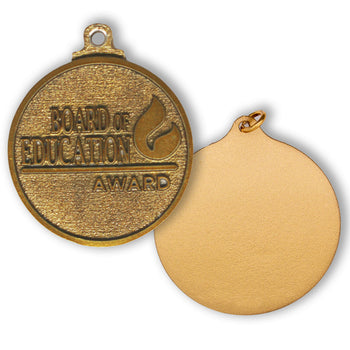 High-Quality Brass Board Of Education Medallion