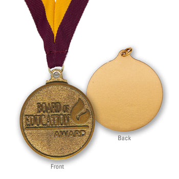 High-Quality Brass Board Of Education Medallion