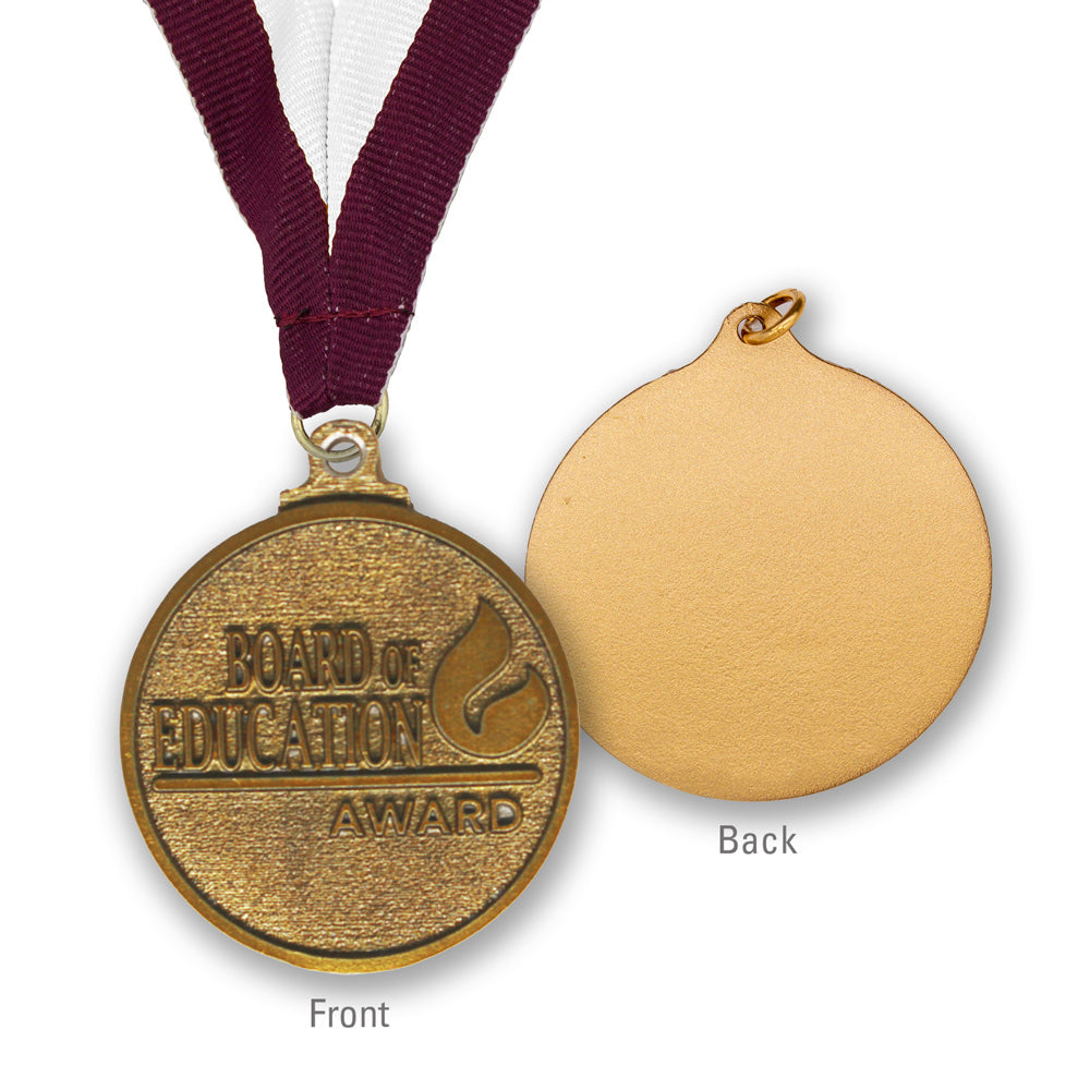 High-Quality Brass Board Of Education Medallion
