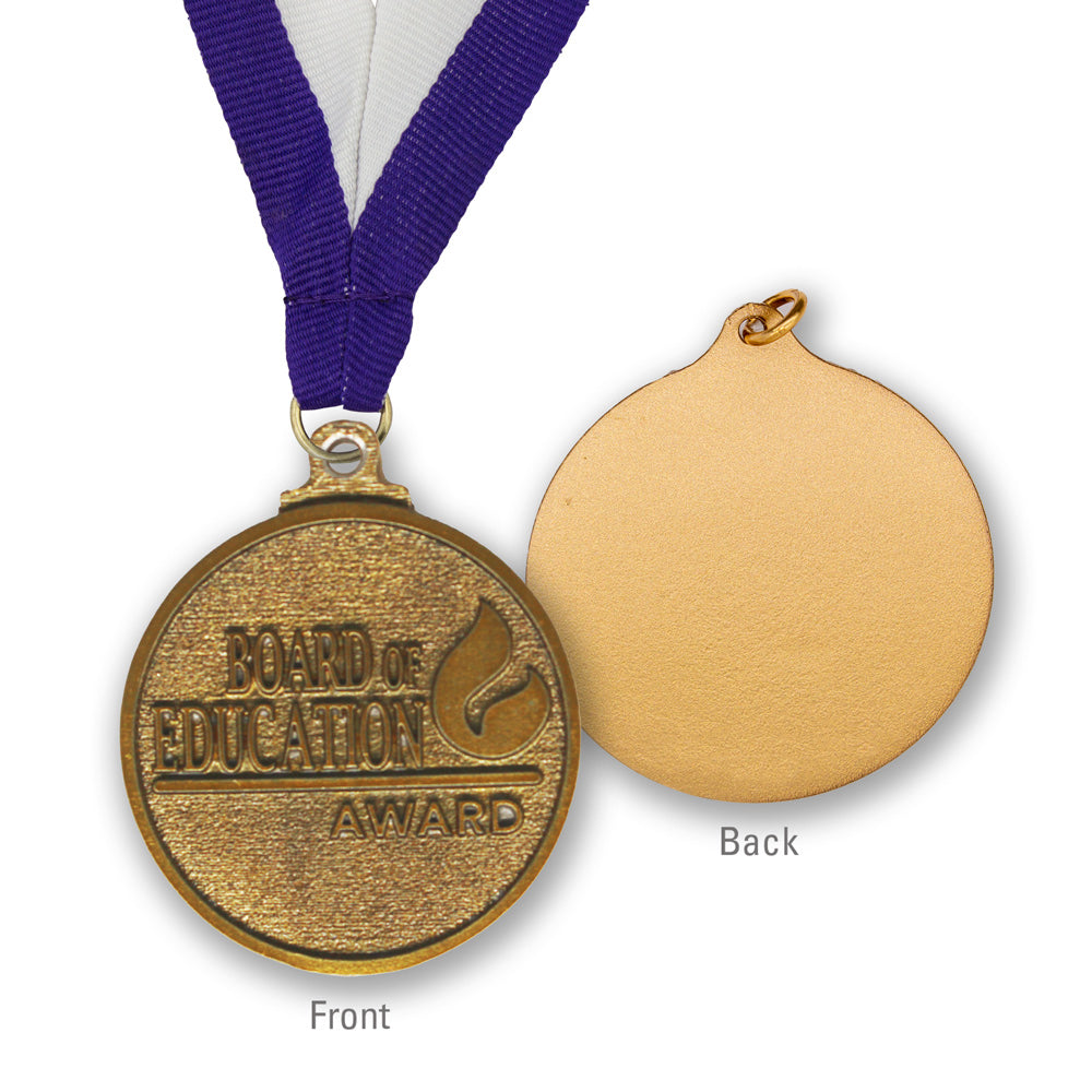 High-Quality Brass Board Of Education Medallion