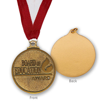 High-Quality Brass Board Of Education Medallion