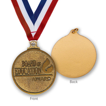 High-Quality Brass Board Of Education Medallion