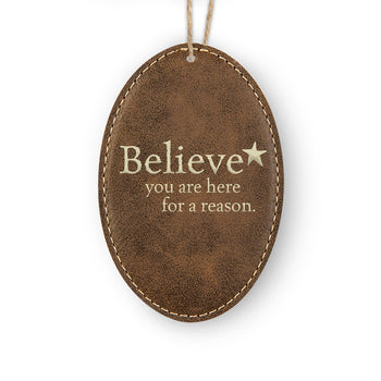 Believe Rustic Ornament