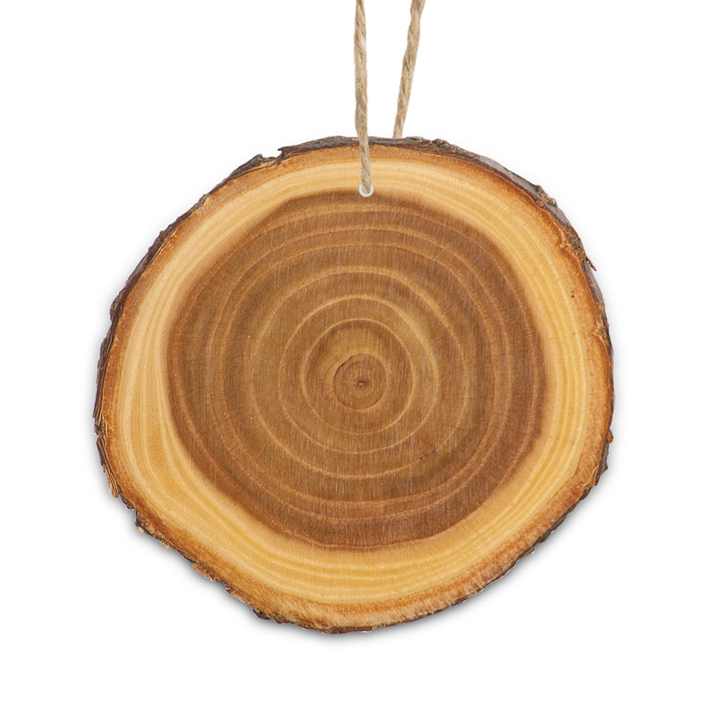 Custom Elm Wood Ornament