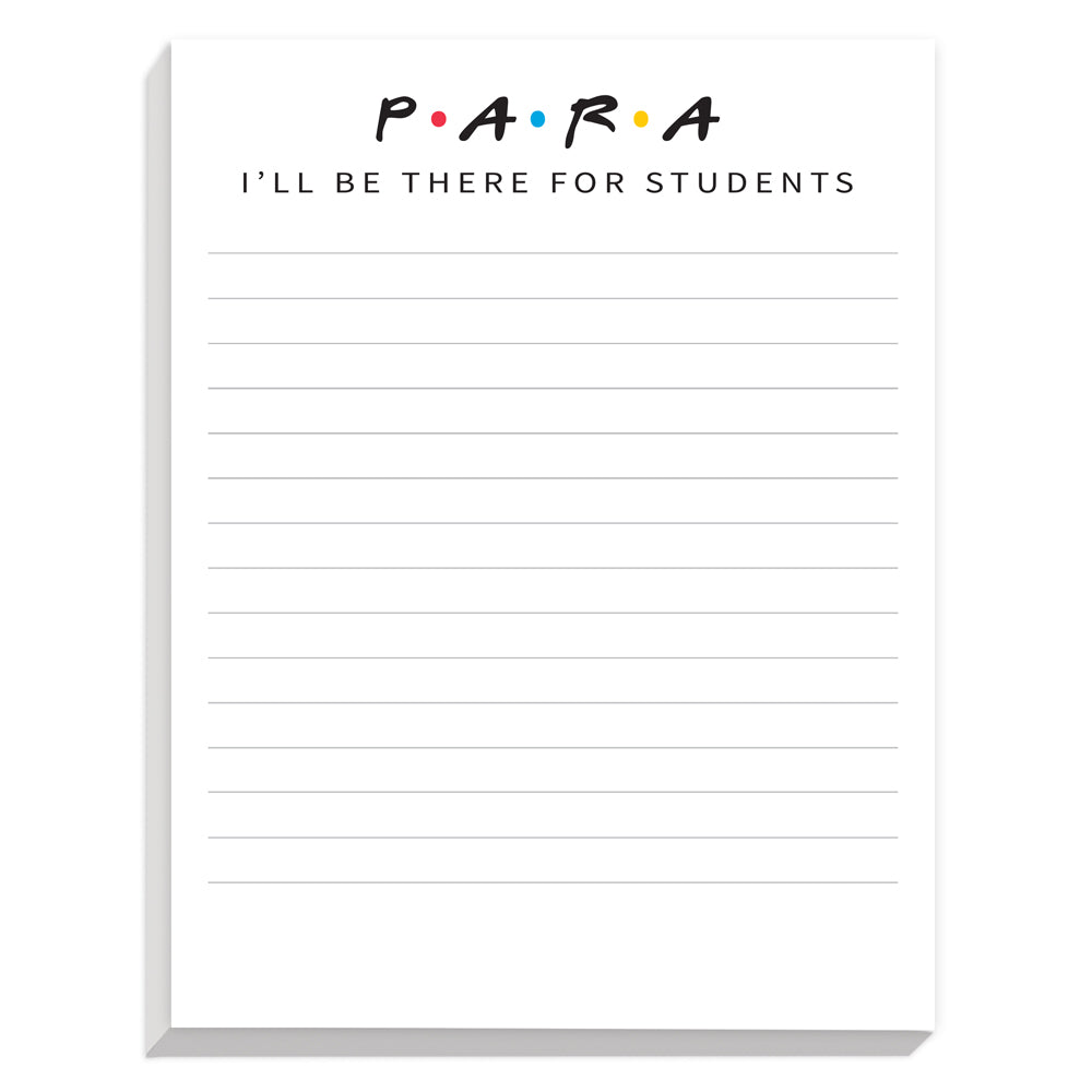 Personalized Notepads - I'll Be There For Students (2 pads)