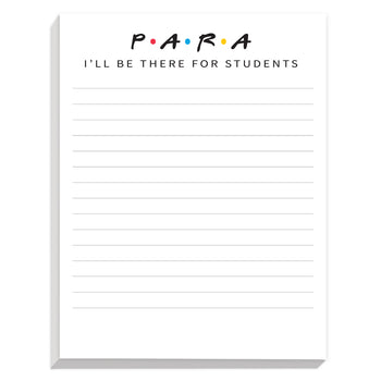 Personalized Notepads - I'll Be There For Students (2 pads)