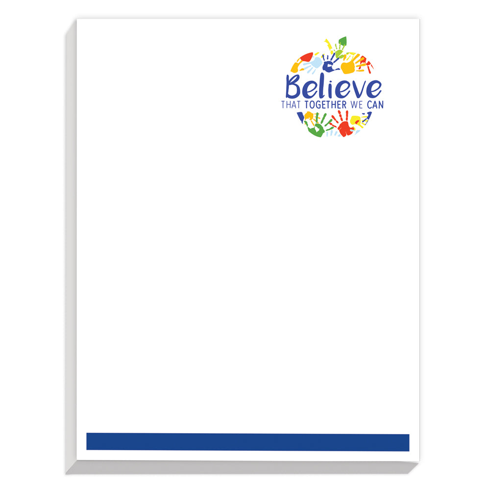 Personalized Notepads – Believe That Together We Can (2 pads)