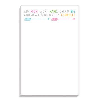 Lg. Notepad – Believe In Yourself