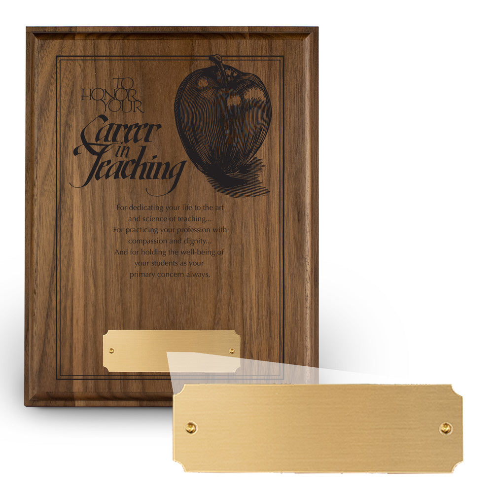 7x9 Laser-Engraved Plaque