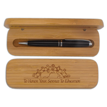 Bamboo Pen Case Set