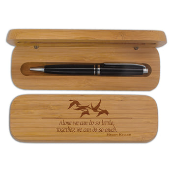 Bamboo Pen Case Set