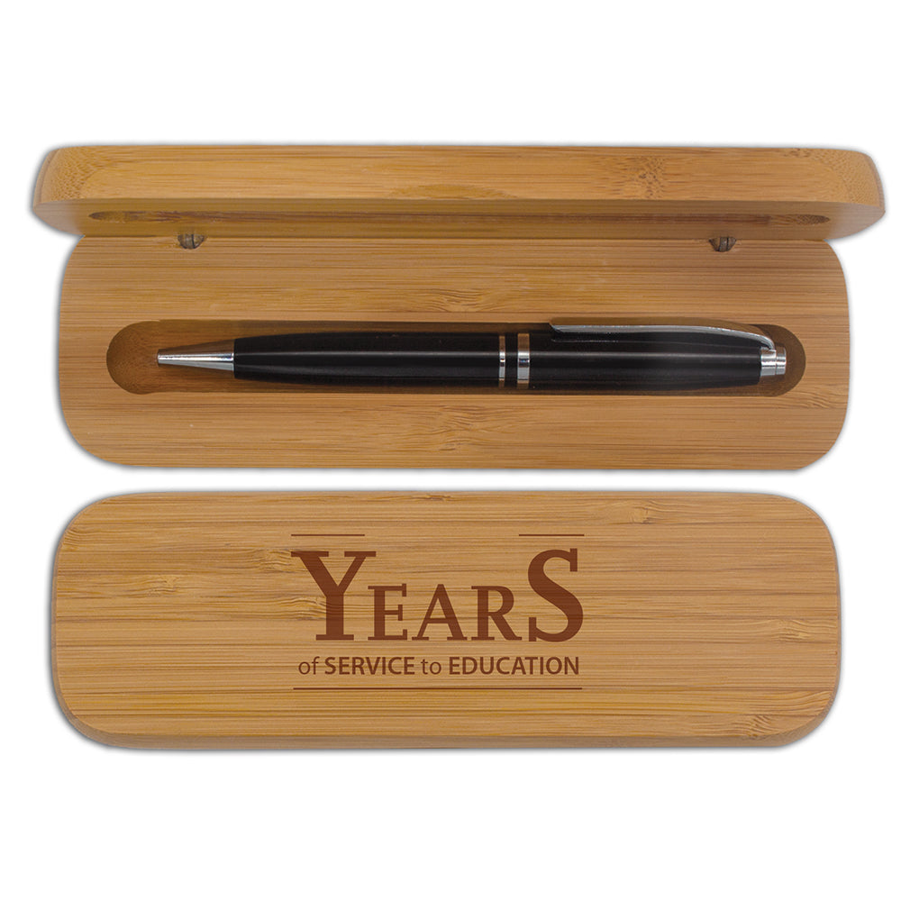 Bamboo Pen Case Set