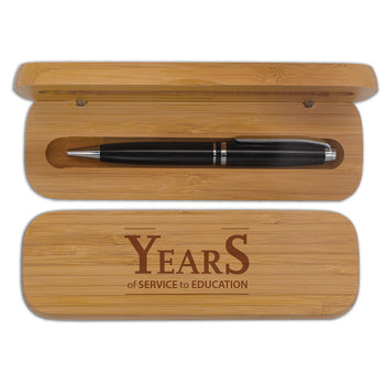 Bamboo Pen Case Set