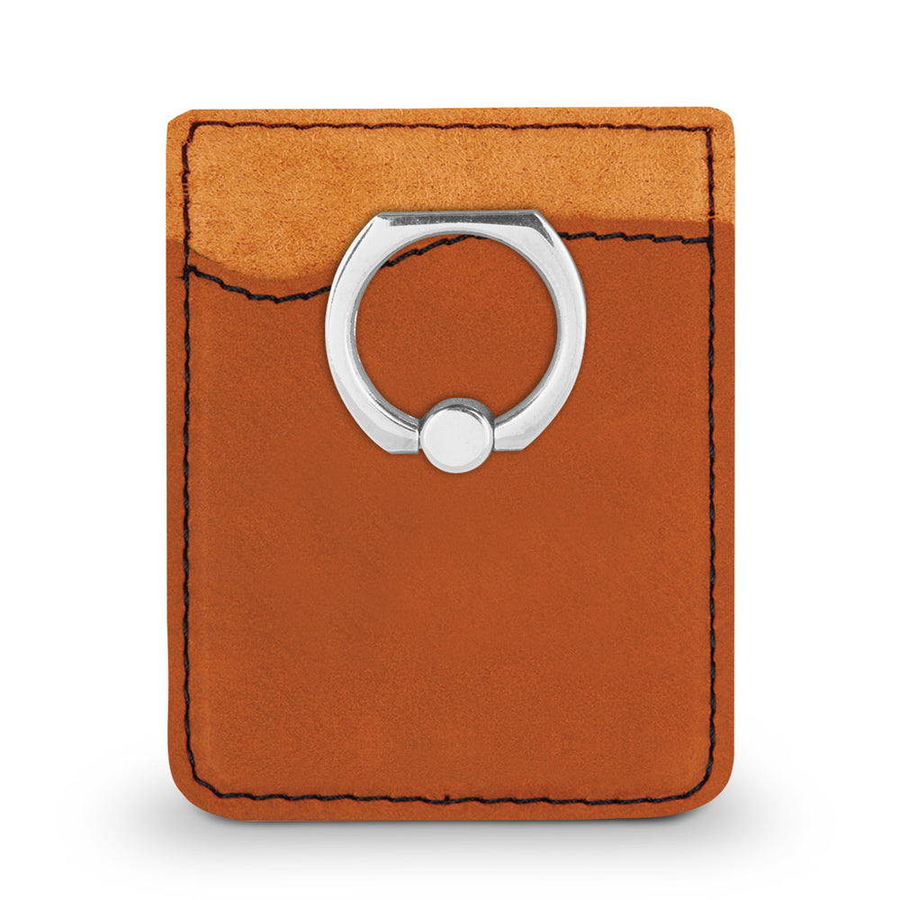 Custom Phone Wallet w/ Metal Ring