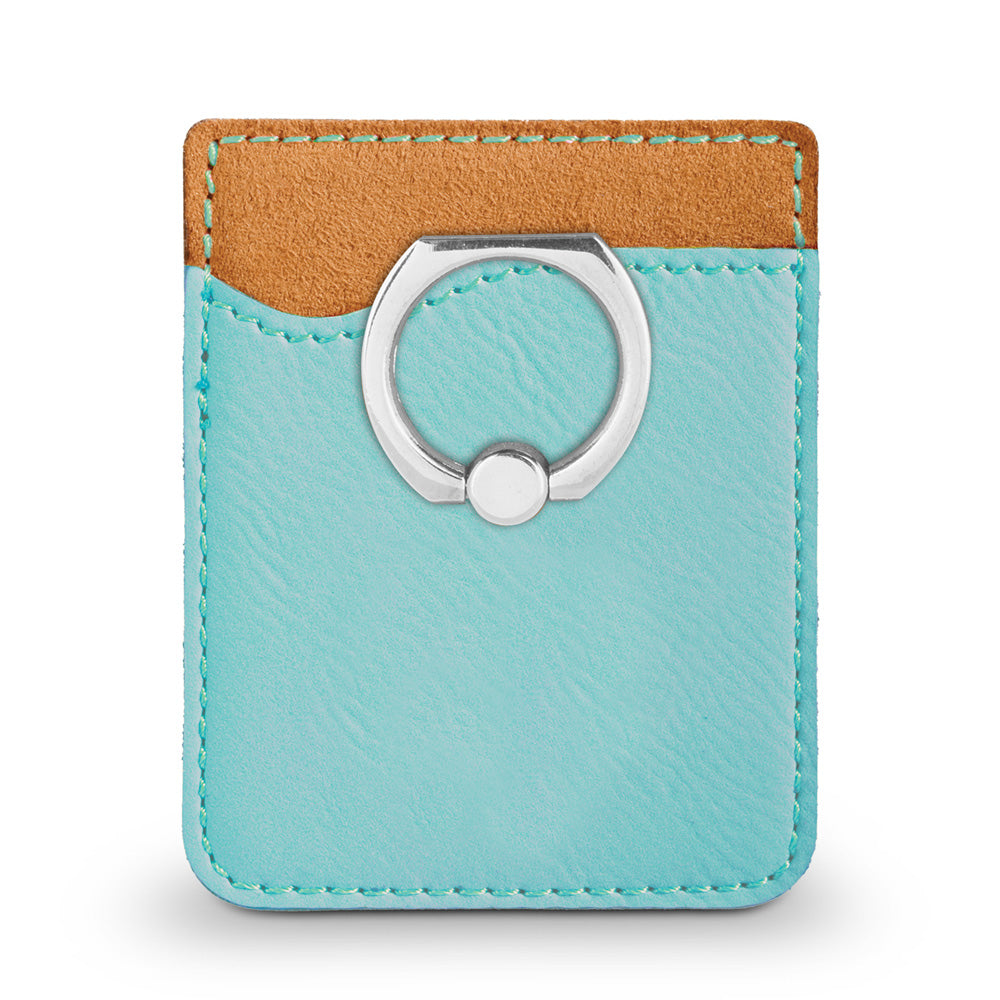 Custom Phone Wallet w/ Metal Ring