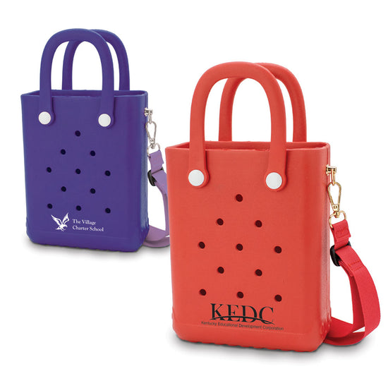 2 customizable EVA crossbody tote bag with adjustable shoulder strap and handles