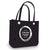 Oversized EVA tote bag with structured design, non-slip bottom, and spacious main compartment for school. 8 colors available.