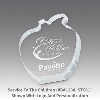 Acrylic Apple Award