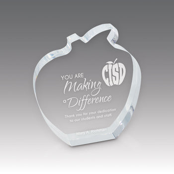Acrylic Apple Award