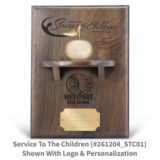 Apple Bell Shelf Plaque