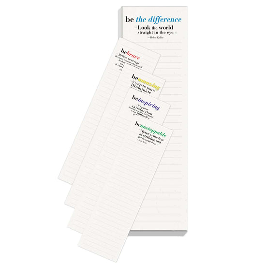 This Notepad For Teachers Includes 75 Sheets Of Paper. Each Sheet Features A Different Inspirational Message Like Be Amazing.