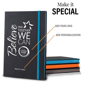 add you logo option to believe black journal