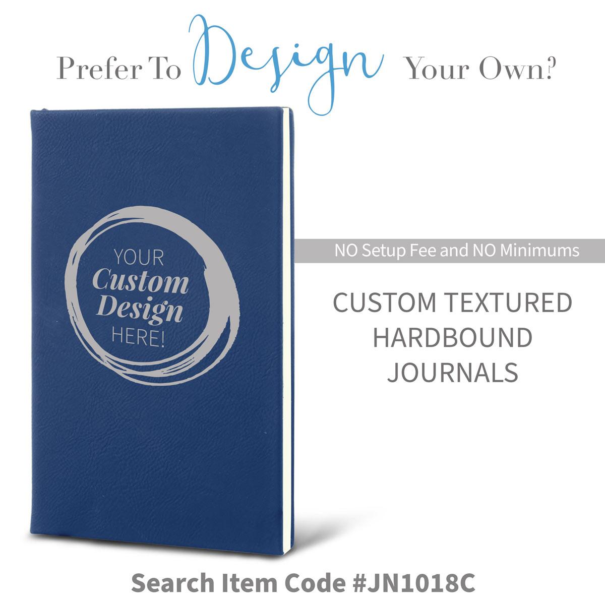 create your own textured hardbound journal
