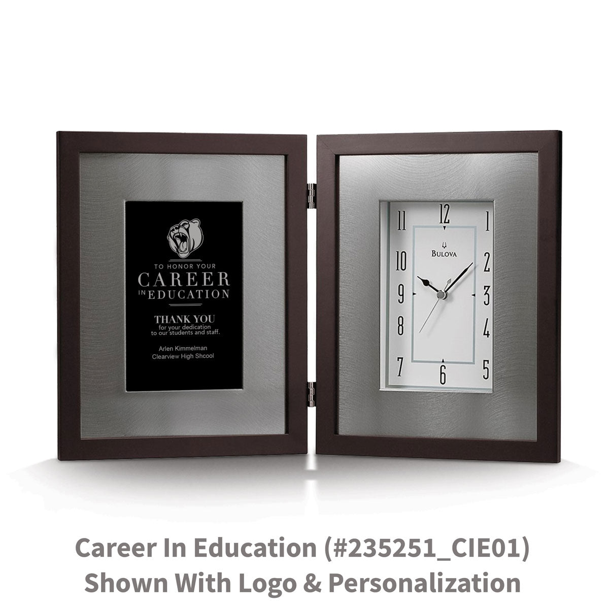 Bulova Large Framed Clock