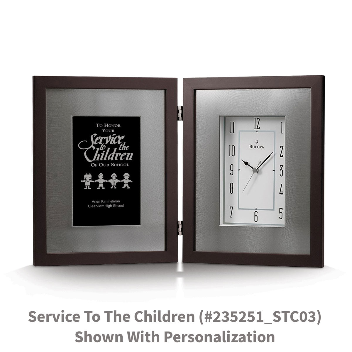 Bulova Large Framed Clock