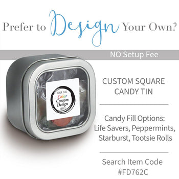 create your own square candy tin