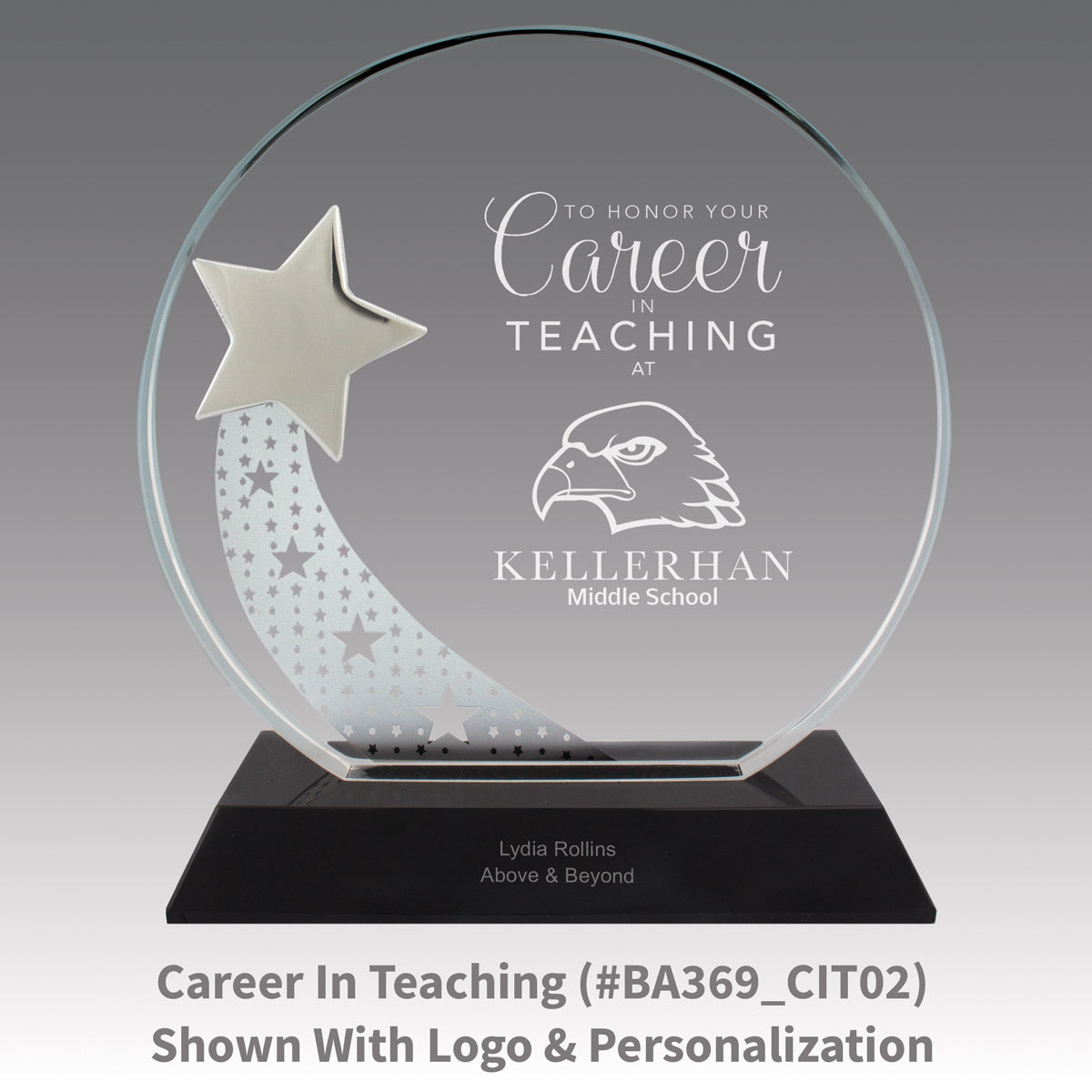 Crystal Shooting Star Base Award