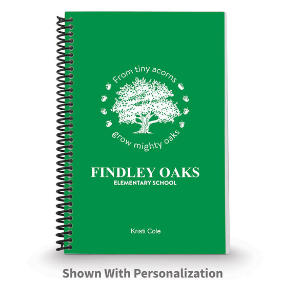 create your own spiral journal with personalization