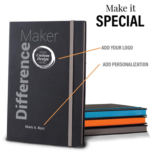 add you logo option to difference maker black journal