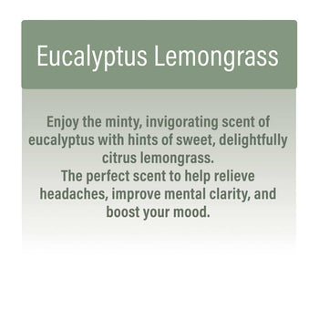 Eucalyptus Lemongrass scent description – minty and invigorating